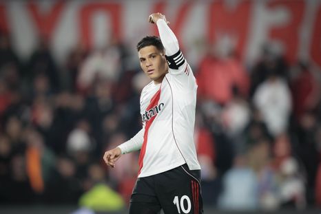 Juanfer Quintero se enojó con la hinchada de River.