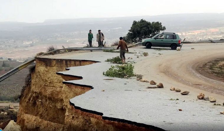 tormenta ciclón Daniel Libia La tormenta Daniel ha llevado a Derna a vivir una catástrofe. Foto: Dpa.