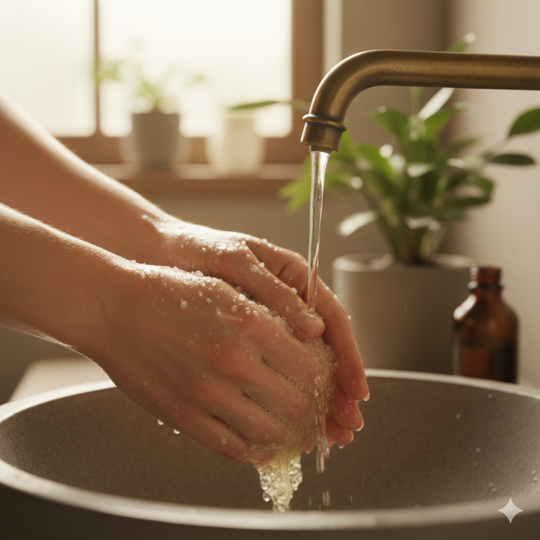 Un ritual de limpieza. Fuente: IA Gemini.