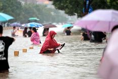 inundación China Las inundaciones en China suelen acarrear tragedias. Foto: Efe.