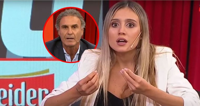 Morena Beltrán discutió con Ruggeri. Foto: MDZ