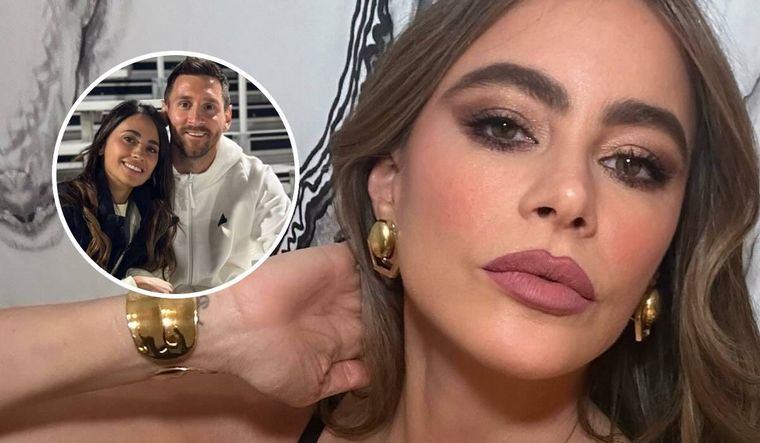 Sofía Vergara se topó con Lionel Messi y Antonela Roccuzzo en el mismo restaurante.