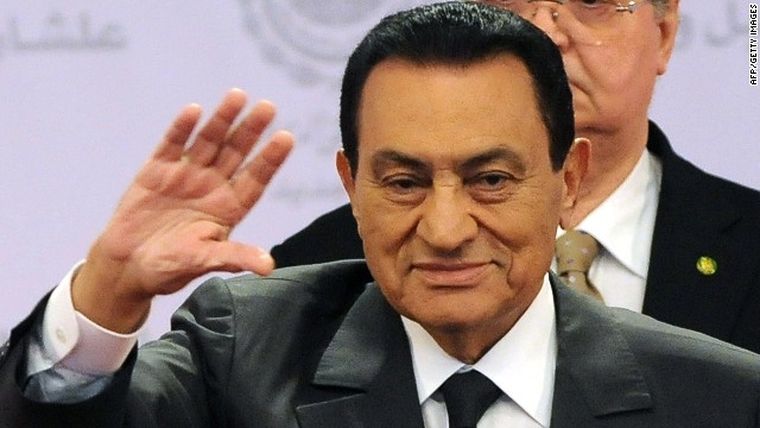 Hosni Mubarak.