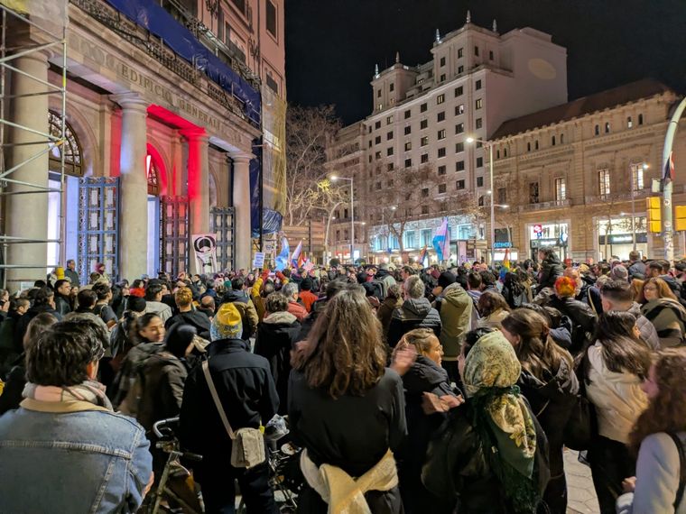 La marcha en Basrcelona. Foto: Gentileza