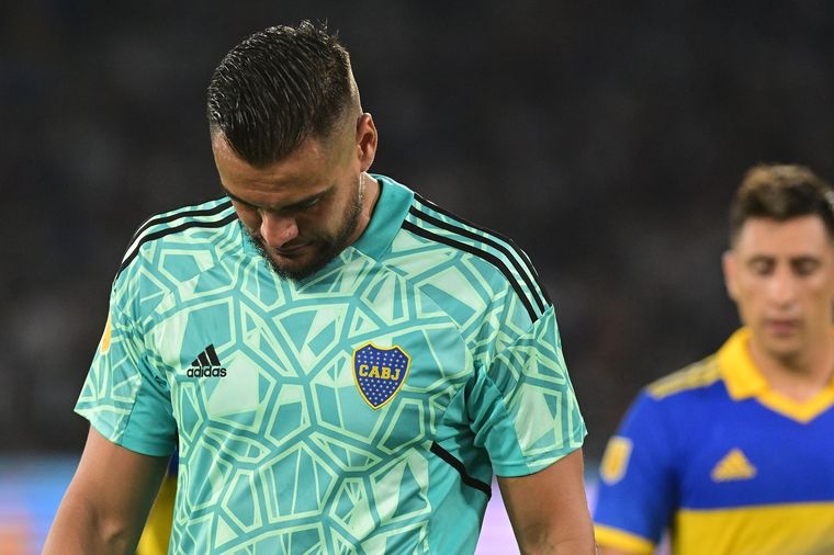 La desazón de Romero tras la derrota. Foto: Télam