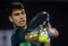 Carlos Alcaraz cayó ante Sinner sin atenuantes. Foto: EFE