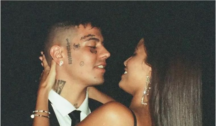 Duki y Emilia. Foto: Instagram @emiliamernes