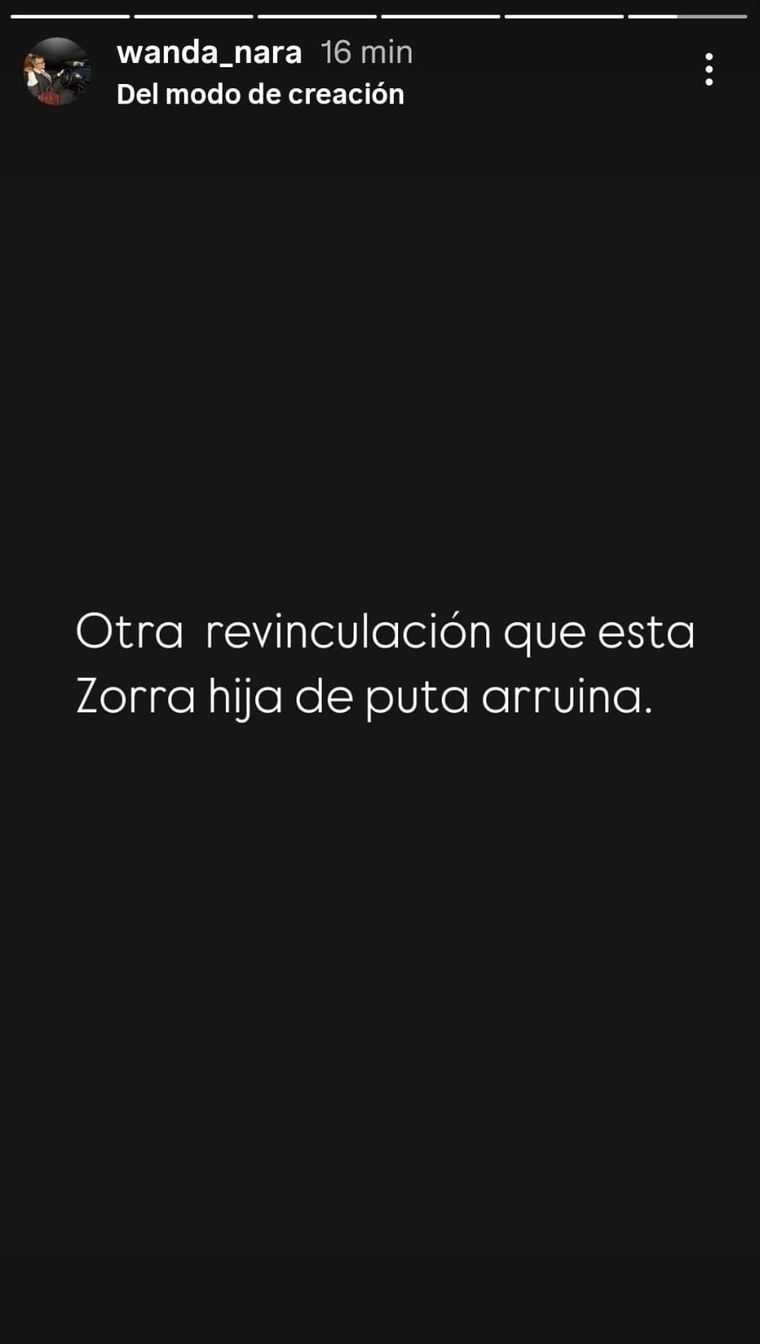 Wanda Nara insultó a la actual novia de su exmarido, tras la polémica sucedida por la entrega de las hijas que la China habría impedido. Wanda Nara insultó a la actual novia de su exmarido, tras la polémica sucedida por la entrega de las hijas que la China habría impedido.