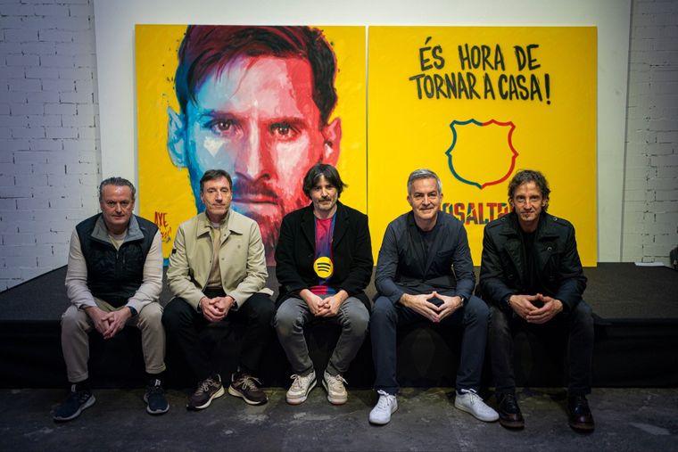 El empresario busca posicionar a Messi como figura central del futuro del club si gana las elecciones.