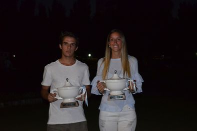 MDZol | Juan Francisco Benenati y Rosario Dalera, campeones mendocinos 2019. (Foto: Golf en Mendoza) Foto: Golf en Mendoza