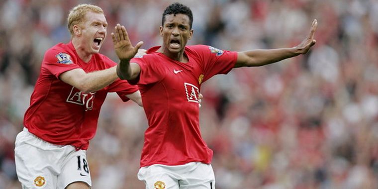 Nani convirtió un golazo. Foto: efe