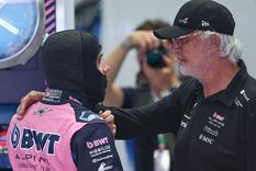 Franco Colapinto junto a Flavio Briatore, asesor de Alpine