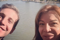 lizy tagliani se encuentra en mendoza y compartio divertidas imagenes en el parque san martin