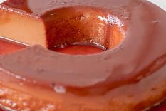 El flan de dulce de leche más rico.