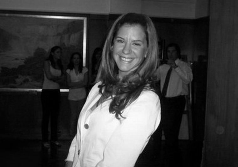 Virginia Rumbo, con bolillas negras. Foto: Mdz