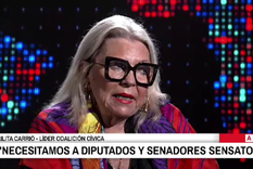 Elisa Carrió cruzó a Javier Milei y a Luis Caputo.