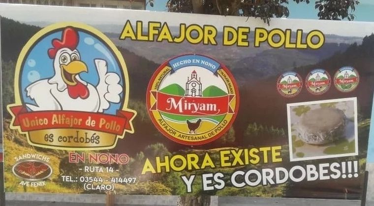 El alfajor de pollo. Foto: La Voz