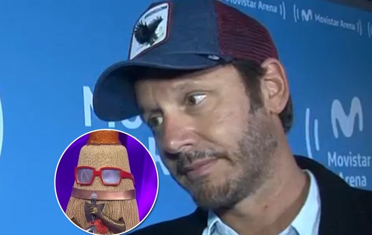 Benja se animó al ridículo Vicuña se vistió de escobillón