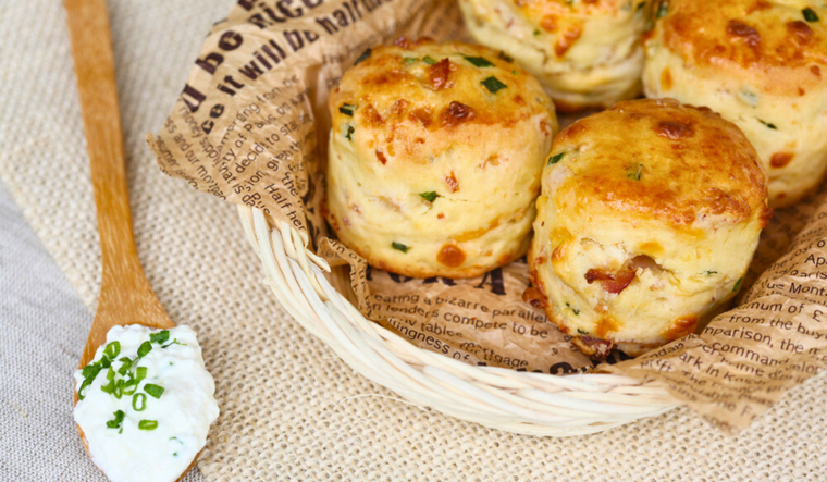 Receta de scones de queso para el mate. Receta de scones de queso para el mate.