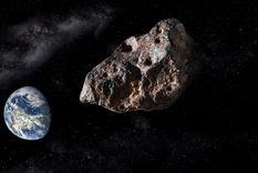 La roca no es un peligro para la Tierra. Foto: Live Science.