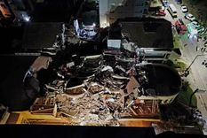 Una persona murió en el derrumbe de Villa Gesell y una mujer fue rescatada con vida Foto: NA