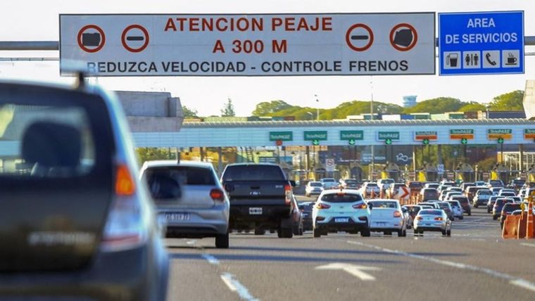 Subieron los valores de peajes en las vías de acceso hacia CABA Foto: Archivo MDZ