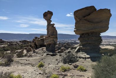 MDZol | Fracción de formación “El Submarino” en IschigualastoFoto María Belén Boccardo