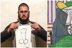 El hombre que atacó la obra de Picasso había planeado la agresión y dejó una carta El hombre que atacó la obra de Picasso había planeado la agresión y dejó una carta