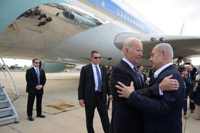 MDZol | Biden llegó a Israel en el momento de mayor tensión tras el ataque en Gaza Foto: Efe.