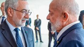 Lula con el embajador Julio Bitelli Lula con el embajador Julio Bitelli