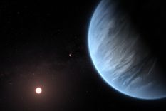 Astrónomos del Conicet investigan un exoplaneta que posiblemente sea habitable: el K2- 18b. Foto: ESA/Hubble, M. Kornmesser