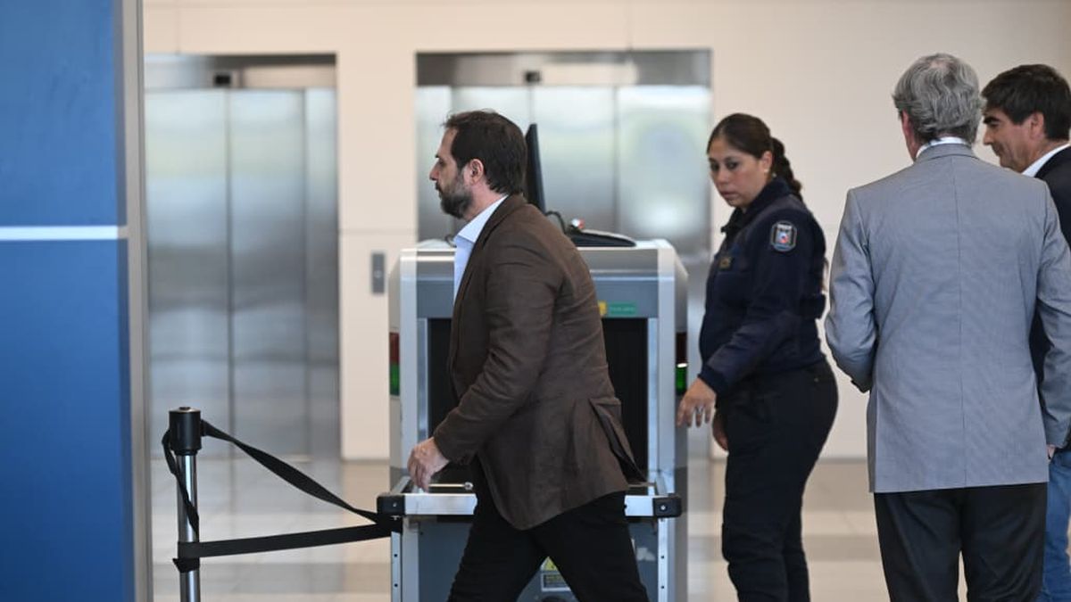 Así llegaba Marcelo D'Agostino para ser imputado por violencia de género