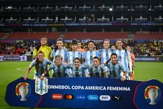 La Selección argentina femenina perdió por penales ante Colombia y quedó eliminada en semifinales de la Copa América. Foto: @Argentina La Selección argentina femenina perdió por penales ante Colombia y quedó eliminada en semifinales de la Copa América. Foto: @Argentina