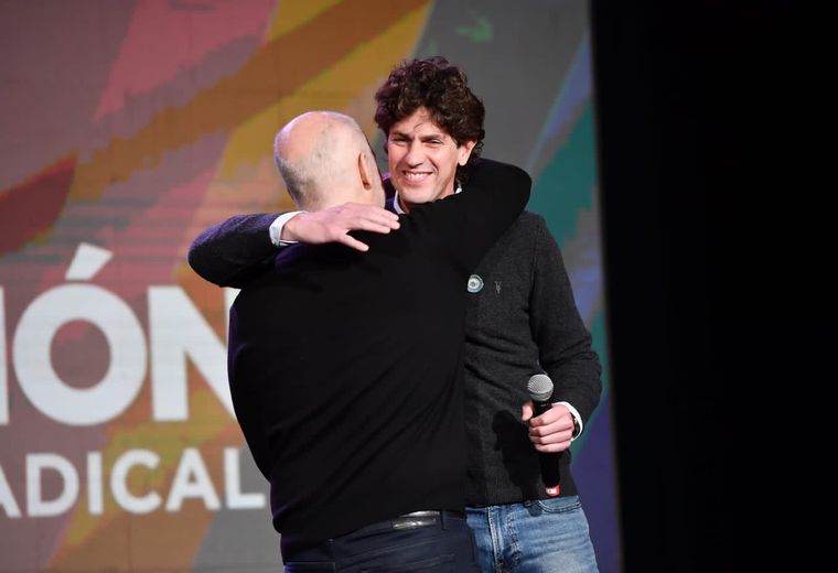Rodríguez Larreta y Martín Lousteau han tejido una enorme relación en esta campaña Foto: Twitter Martín Lousteau