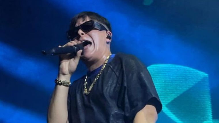 YSY A en su show en Mendoza.