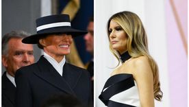 Melania Trump fue la más fotografiada y mirada por los amantes de la moda. Votá al final de la nota en la encuesta. Foto: EFE