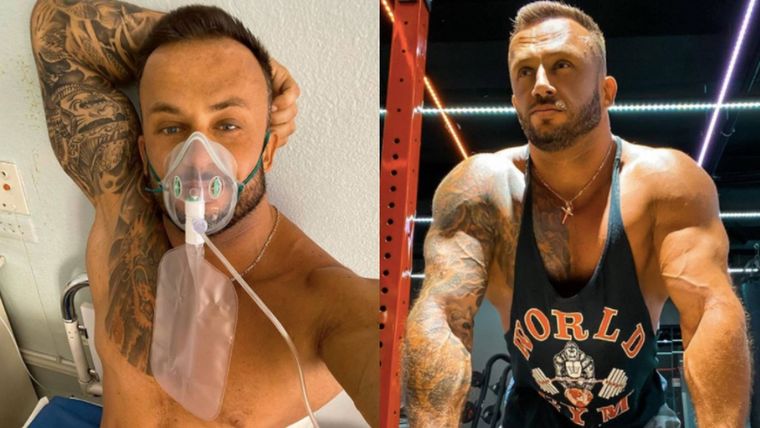 El bloguero ucraniano Dmitriy Stuzhuk que falleció por covid-19.