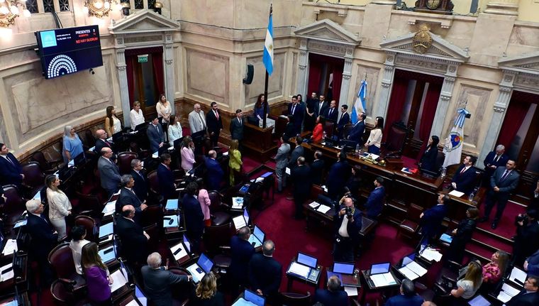 Este miércoles, se volverá a debatir la Ley Bases en el recinto Foto: EFE