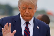 Trump ha desarrollado síntomas leves hasta ahora. Foto: REUTERS