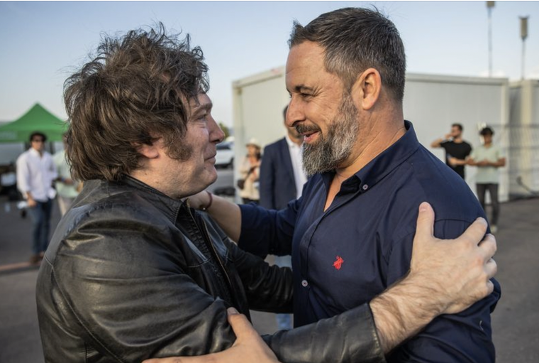 El presidente confirmó que irá a España para asistir a un evento del Vox. Foto: Facebook Santiago Abascal