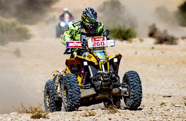 Carlos Verza, el primer argentino fuera de carrera.
