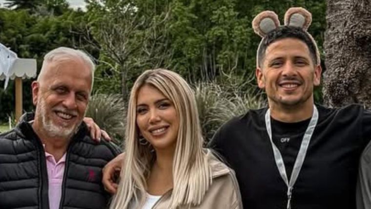 Martín Migueles con Wanda.&nbsp;