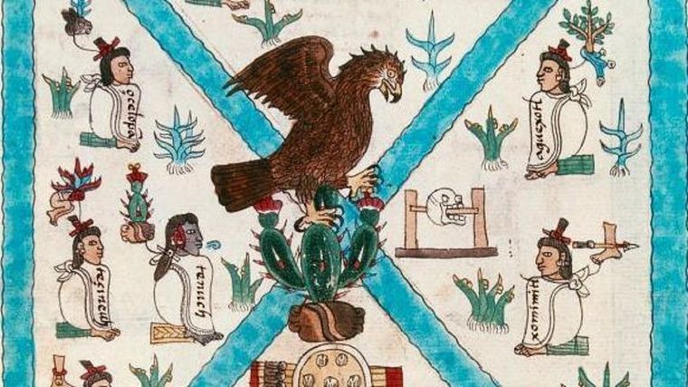 El ‘Códice Mendoza’ es uno de los textos coloniales donde se mezclan pictogramas con escritura alfabética castellana. Foto: GETTY Images