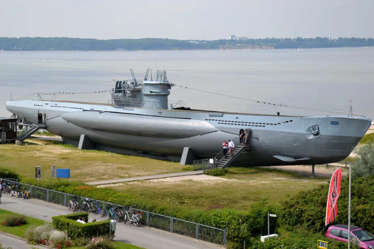 Submarino U-995 Laboe ubicado en el Museo Naval Alemán. Foto: Fundación Reitich