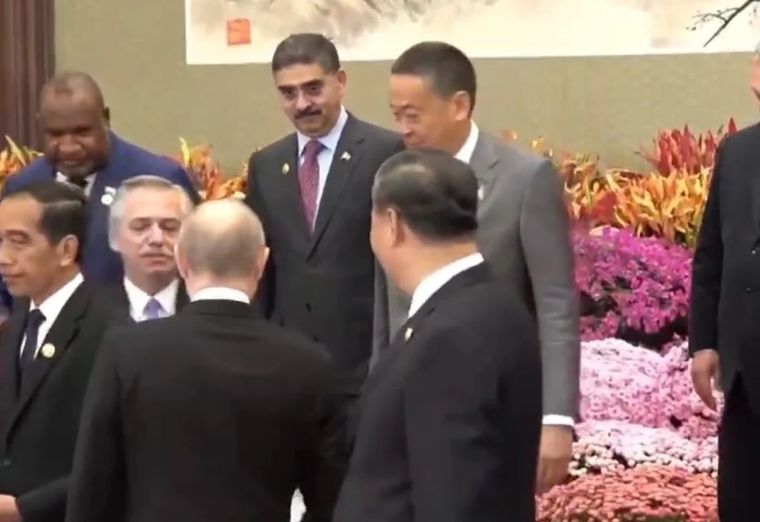 El acercamiento de Alberto Fernández a Vladimir Putin Foto: Captura de video