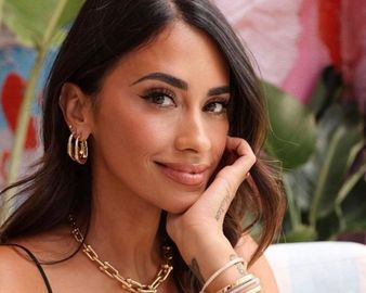 Antonela Roccuzzo lució su espléndida figura. Foto: Instagram @antonelaroccuzzo.