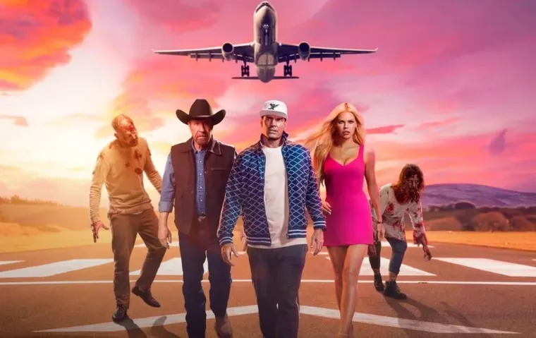 El ícono de acción se interpreta a sí mismo en una delirante trama de comedia y terror. El ícono de acción se interpreta a sí mismo en una delirante trama de comedia y terror.