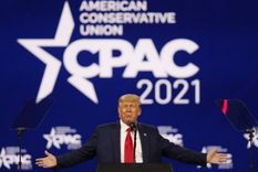 Trump abrió la puerta a volver a presentar una candidatura presidencial en 2024. Foto: REUTERS