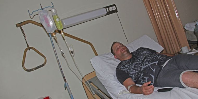 Lucas Suilar, en su segunda internación consecutiva Foto: Maggie Ojcius/Mediamza.com