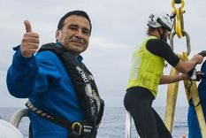 Osvaldo Ulloa momentos antes del descenso. Foto: NICK VEROLA - CALADAN OCEANIC